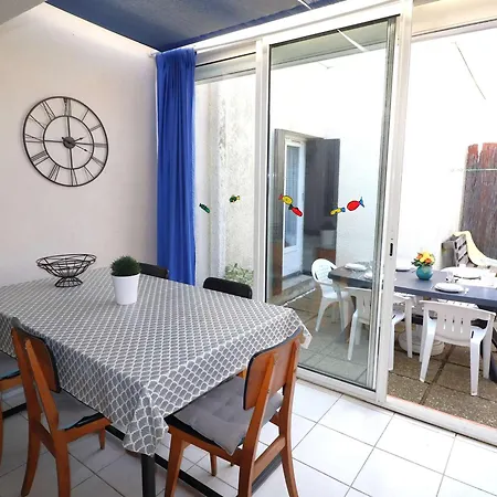 Ferienhaus Maison Mediterraneenne 60m² Avec Patio Et Parking Prive, A 5min De La Plage, 3 Pieces Confortables - Fr-1-307-6 *