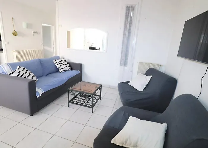 Σπίτι διακοπών Maison Mediterraneenne 60m² Avec Patio Et Parking Prive, A 5min De La Plage, 3 Pieces Confortables - Fr-1-307-6 *