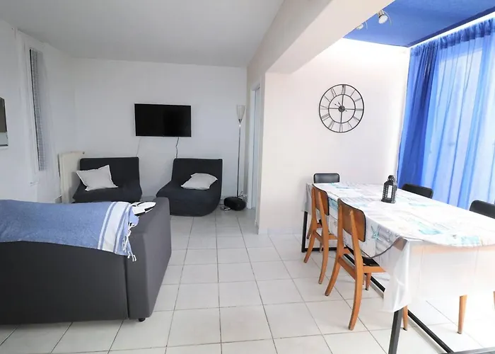 Maison Mediterraneenne 60m² Avec Patio Et Parking Prive, A 5min De La Plage, 3 Pieces Confortables - Fr-1-307-6 度假居 勒格罗-迪鲁瓦